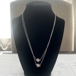 18 inch CZ design necklace
